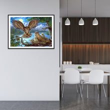 Load image into Gallery viewer, Bird Family 30*40CM(Canvas) Full Round Drill Diamond Painting