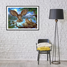 Load image into Gallery viewer, Bird Family 30*40CM(Canvas) Full Round Drill Diamond Painting
