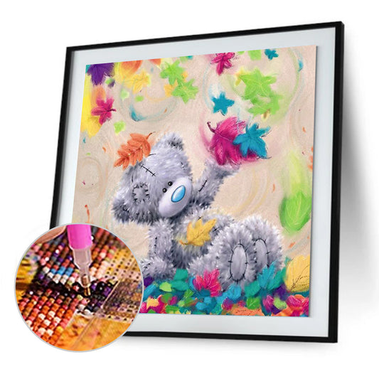 Bear Doll 30*30CM(Canvas) Special Shaped Drill Diamond Painting