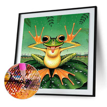 Load image into Gallery viewer, Funny Frog 30*30CM(Canvas) Special Shaped Drill Diamond Painting