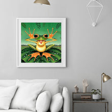 Load image into Gallery viewer, Funny Frog 30*30CM(Canvas) Special Shaped Drill Diamond Painting