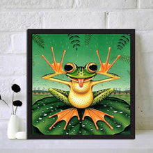 Load image into Gallery viewer, Funny Frog 30*30CM(Canvas) Special Shaped Drill Diamond Painting