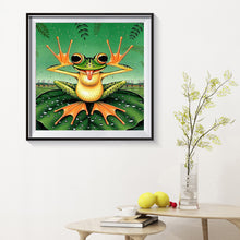 Load image into Gallery viewer, Funny Frog 30*30CM(Canvas) Special Shaped Drill Diamond Painting