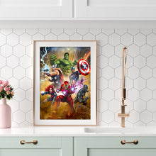 Load image into Gallery viewer, Superhero 40*30CM(Canvas)-Full Round Drill Diamond Painting