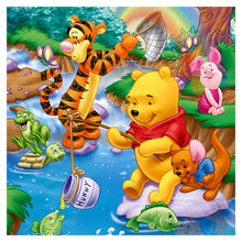 Load image into Gallery viewer, Cartoon Bear 30*30CM(Canvas)-Full Round Drill Diamond Painting