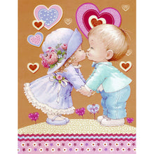 Load image into Gallery viewer, Baby Kids 30*40CM(Canvas) Full Round Drill Diamond Painting