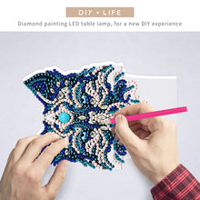 Load image into Gallery viewer, DIY Wolf Diamond Painting LED Light Embroidery Night Lamp Home Desk Decor