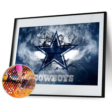 Load image into Gallery viewer, Cowboys Icon 40*30CM(Canvas)-Full Round Drill Diamond Painting