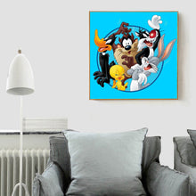Load image into Gallery viewer, Cartoon Animals 30*30CM(Canvas)-Full Round Drill Diamond Painting