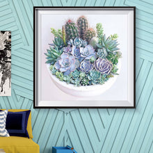 Load image into Gallery viewer, Succulent Plants 30*30CM(Canvas) Full Round Drill Diamond Painting