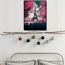 Load image into Gallery viewer, Eiffel Tower Landscape 30*40CM(Canvas) Full Round Drill Diamond Painting