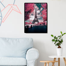 Load image into Gallery viewer, Eiffel Tower Landscape 30*40CM(Canvas) Full Round Drill Diamond Painting