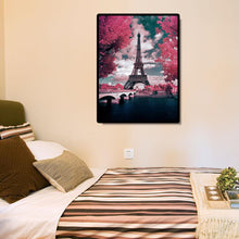 Load image into Gallery viewer, Eiffel Tower Landscape 30*40CM(Canvas) Full Round Drill Diamond Painting