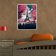 Load image into Gallery viewer, Eiffel Tower Landscape 30*40CM(Canvas) Full Round Drill Diamond Painting