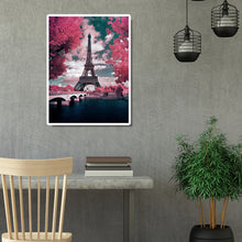 Load image into Gallery viewer, Eiffel Tower Landscape 30*40CM(Canvas) Full Round Drill Diamond Painting