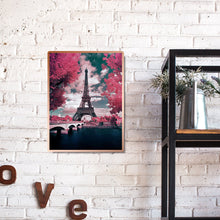 Load image into Gallery viewer, Eiffel Tower Landscape 30*40CM(Canvas) Full Round Drill Diamond Painting