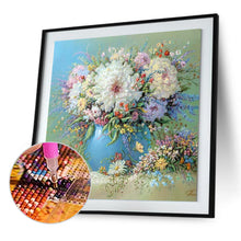 Load image into Gallery viewer, Table Flowers 30*30CM(Canvas) Full Round Drill Diamond Painting