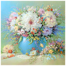 Load image into Gallery viewer, Table Flowers 30*30CM(Canvas) Full Round Drill Diamond Painting