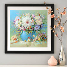 Load image into Gallery viewer, Table Flowers 30*30CM(Canvas) Full Round Drill Diamond Painting