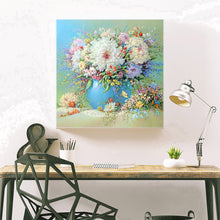 Load image into Gallery viewer, Table Flowers 30*30CM(Canvas) Full Round Drill Diamond Painting