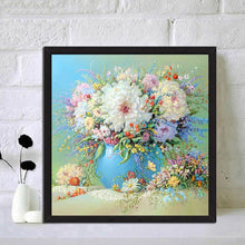 Load image into Gallery viewer, Table Flowers 30*30CM(Canvas) Full Round Drill Diamond Painting