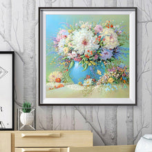 Load image into Gallery viewer, Table Flowers 30*30CM(Canvas) Full Round Drill Diamond Painting