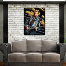 Load image into Gallery viewer, Johnny Halliday 30*40CM(Canvas) Full Round Drill Diamond Painting