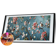 Load image into Gallery viewer, Spring Branch Bird 80*30CM(Canvas) Full Round Drill Diamond Painting