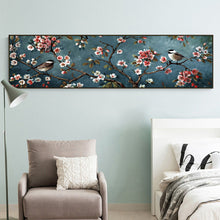 Load image into Gallery viewer, Spring Branch Bird 80*30CM(Canvas) Full Round Drill Diamond Painting