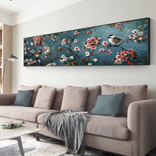 Load image into Gallery viewer, Spring Branch Bird 80*30CM(Canvas) Full Round Drill Diamond Painting