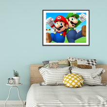 Load image into Gallery viewer, Mario Character 40*30CM(Canvas)-Full Round Drill Diamond Painting