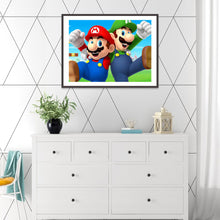 Load image into Gallery viewer, Mario Character 40*30CM(Canvas)-Full Round Drill Diamond Painting
