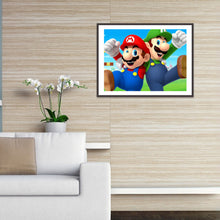 Load image into Gallery viewer, Mario Character 40*30CM(Canvas)-Full Round Drill Diamond Painting