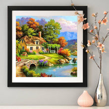 Load image into Gallery viewer, Relaxing Village 30x30cm(canvas) full round drill diamond painting