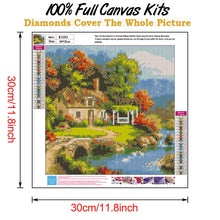 Load image into Gallery viewer, Relaxing Village 30x30cm(canvas) full round drill diamond painting