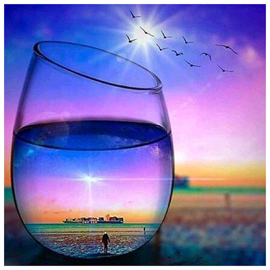 Fantasy Cup 30*30CM(Canvas) Full Round Drill Diamond Painting