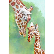 Load image into Gallery viewer, Giraffe Animal 30*40CM(Canvas) Full Round Drill Diamond Painting