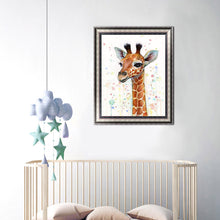 Load image into Gallery viewer, Giraffe Animal 30*40CM(Canvas) Full Round Drill Diamond Painting