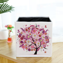 Load image into Gallery viewer, DIY Diamond Painting Tree Foldable Storage Box Desktop Sundries Container