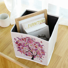Load image into Gallery viewer, DIY Diamond Painting Tree Foldable Storage Box Desktop Sundries Container