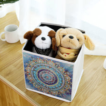 Load image into Gallery viewer, DIY Diamond Painting Folding Storage Box Square Desktop Sundries Organizer