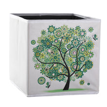 Load image into Gallery viewer, DIY Diamond Painting Tree Folding Storage Box Desktop Sundries Organizer