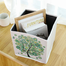 Load image into Gallery viewer, DIY Diamond Painting Tree Folding Storage Box Desktop Sundries Organizer