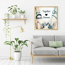 Load image into Gallery viewer, Lovers Hold Hands 30*30CM(Canvas) Full Round Drill Diamond Painting