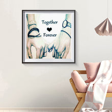 Load image into Gallery viewer, Lovers Hold Hands 30*30CM(Canvas) Full Round Drill Diamond Painting
