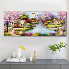 Load image into Gallery viewer, Bridge Crane 100*50CM(Canvas) Full Round Drill Diamond Painting