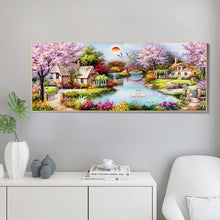 Load image into Gallery viewer, Bridge Crane 100*50CM(Canvas) Full Round Drill Diamond Painting
