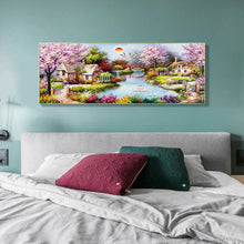 Load image into Gallery viewer, Bridge Crane 100*50CM(Canvas) Full Round Drill Diamond Painting
