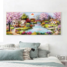 Load image into Gallery viewer, Bridge Crane 100*50CM(Canvas) Full Round Drill Diamond Painting