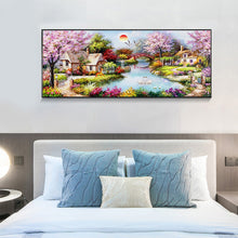 Load image into Gallery viewer, Bridge Crane 100*50CM(Canvas) Full Round Drill Diamond Painting